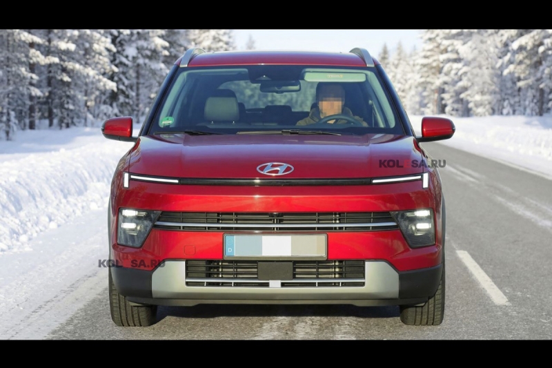 Hyundai готовит новый кроссовер Bayon: первые изображения