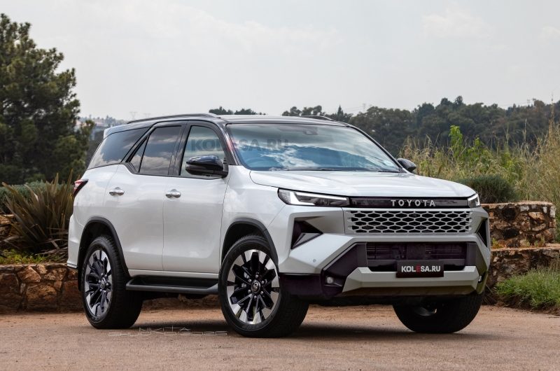 Обновлённый Toyota Fortuner: первые изображения