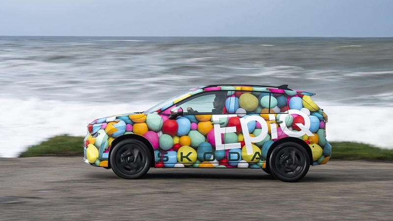 Skoda Epiq готовится к дебюту: три варианта техники и подробности о салоне