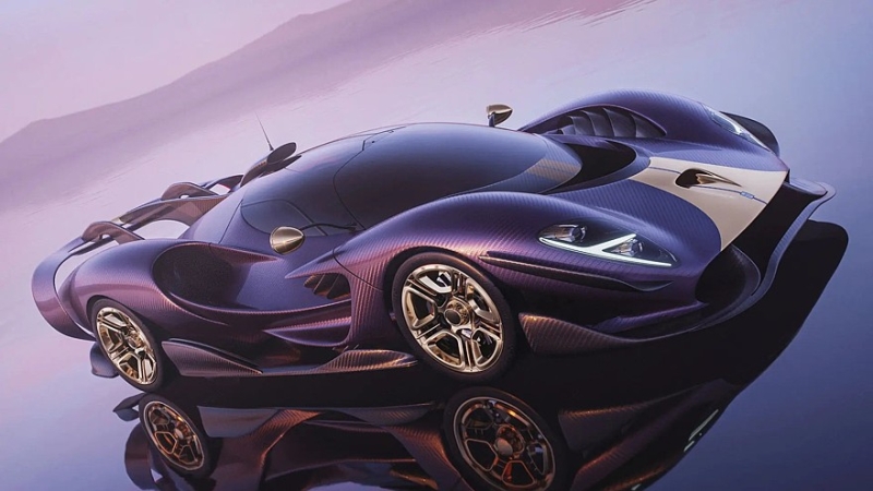 Суперкар De Tomaso P900 показал свой фантастический 7,0-литровый атмосферный V12