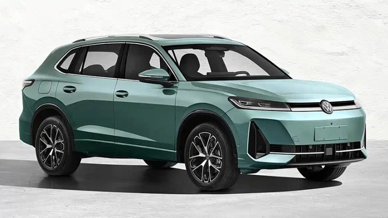 Volkswagen Tiguan L ePro: гибридный кроссовер со своим дизайном