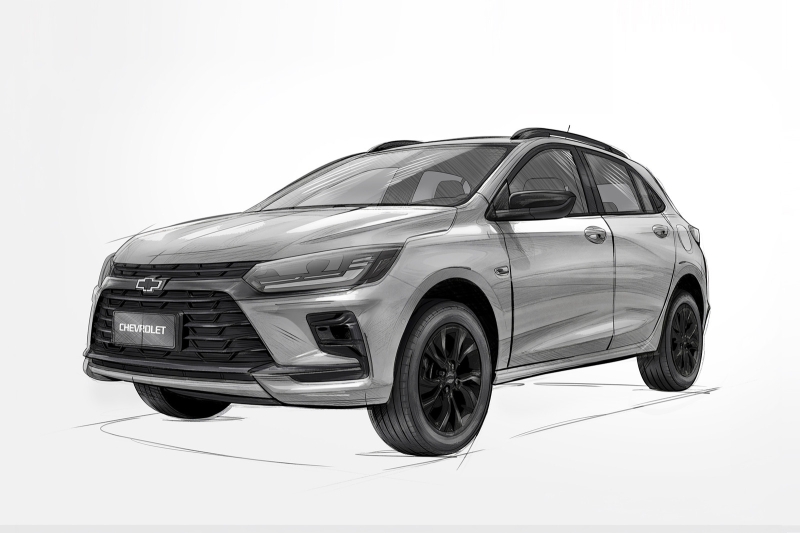 Chevrolet готовит хэтчбек Onix Activ: внешность раскрыта на первых эскизах