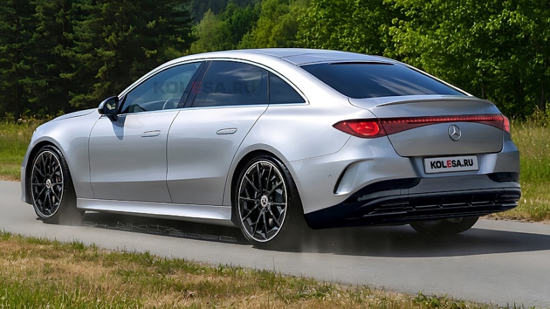 Электрический Mеrcedes-Benz C-класса: новые изображения