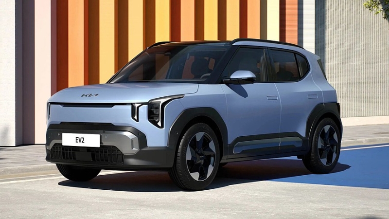 Kia запустила серийное производство кроссовера EV2 на заводе в Словакии