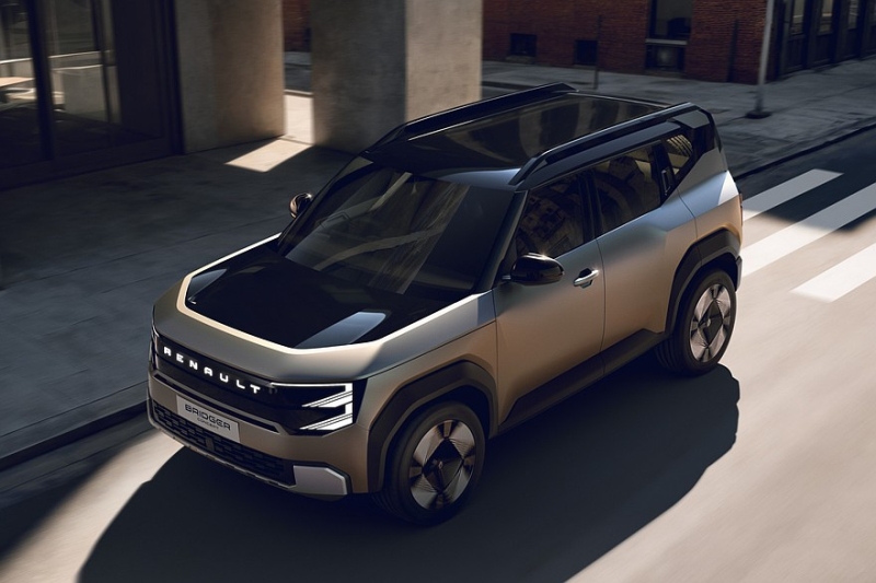 Кроссовер Renault Bridger для небогатых рынков: суровый облик и несколько вариантов начинки