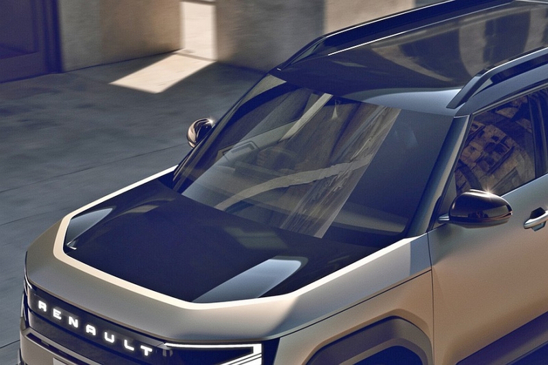 Кроссовер Renault Bridger для небогатых рынков: суровый облик и несколько вариантов начинки