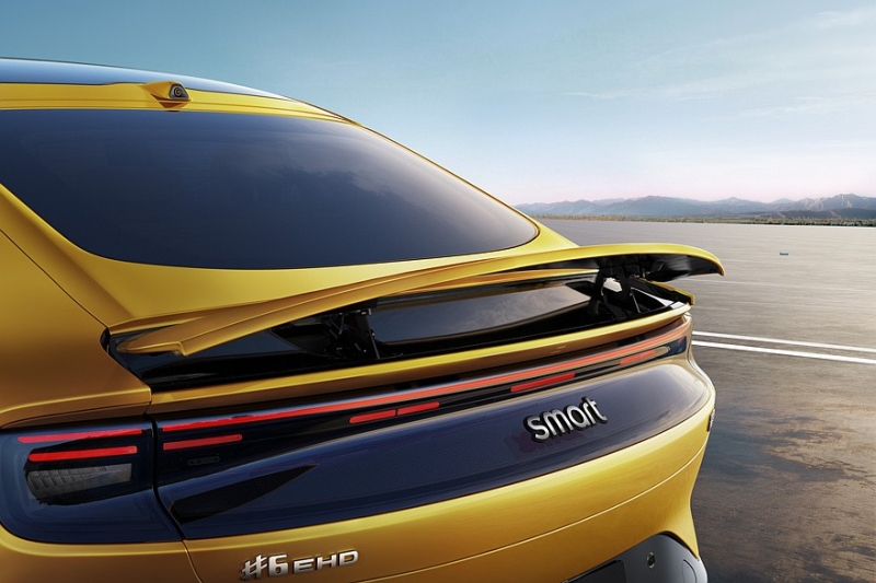 Большой лифтбек smart #6: показан интерьер