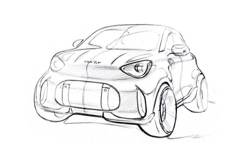 Кроху smart #2 показали на официальных изображениях