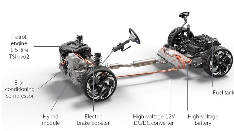 Розетка не нужна: Volkswagen Golf и T-Roc обзавелись новыми гибридными версиями