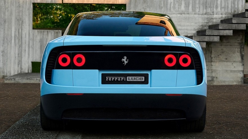 Электрический лифтбек Ferrari Luce: шок-дизайн, 4 мотора, 1050 л.с. и 2,5 с до &laquo;сотни&raquo;