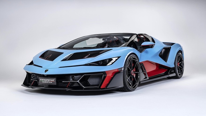 Lamborghini Fenomeno Roadster: космическая цена, ревущий V12 и никакой защиты от дождя