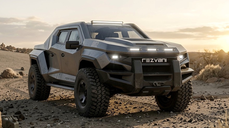 Мой Ford — моя крепость: представлен пикап Rezvani Fortress на базе Ford F-150 Raptor