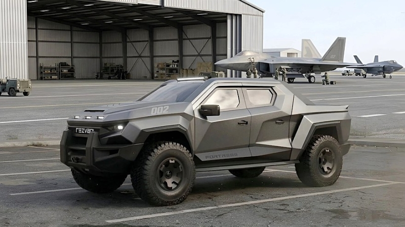 Мой Ford — моя крепость: представлен пикап Rezvani Fortress на базе Ford F-150 Raptor