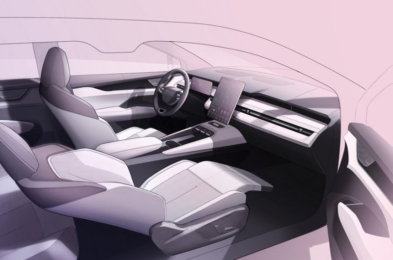 Большой кроссовер Skoda Peaq: показан интерьер
