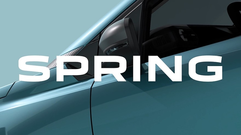 Dacia New Spring показался на первых тизерах: угловатый кузов и техника от Renault Twingo