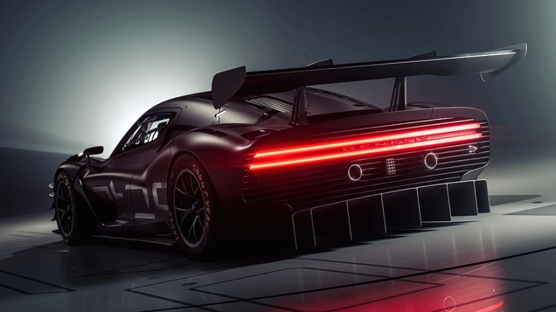 Суперкар Genesis Magma GT: обновлён дизайн, раскрыт салон, показана гоночная версия GT3