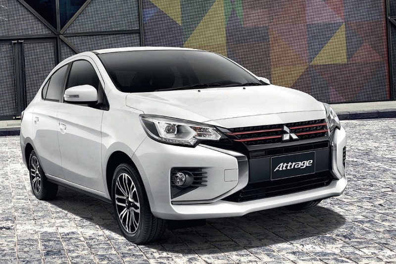 Бюджетный седан Mitsubishi Attrage стал чуть агрессивнее после рестайлинга