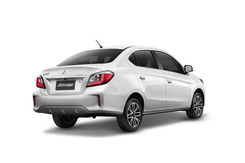 Бюджетный седан Mitsubishi Attrage стал чуть агрессивнее после рестайлинга