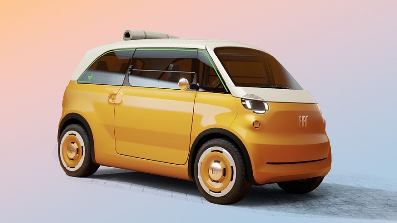 Fiat подготовил спецверсию Topolino Sport и концепт Multiplina