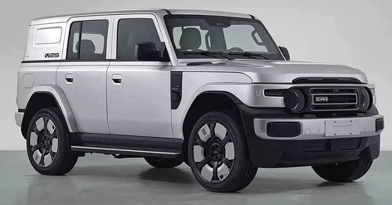 К дебюту готовится новый кроссовер iCar V25 с дизайном &laquo;под ретро&raquo;