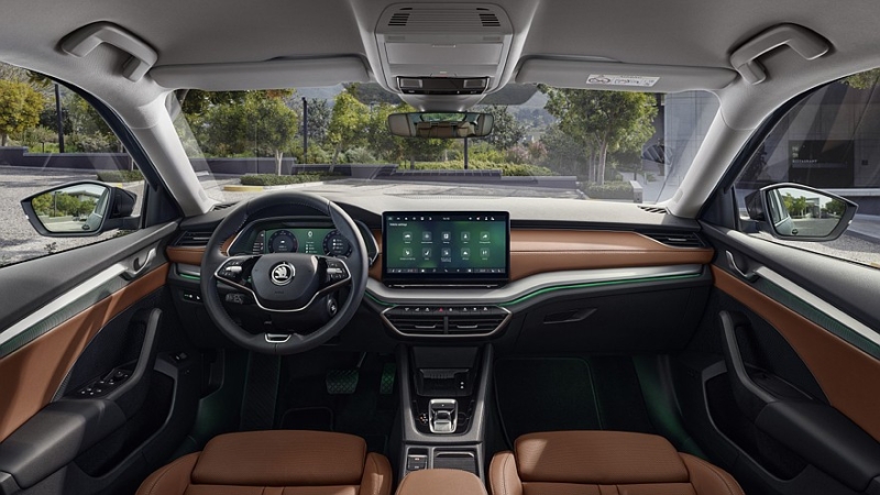 Второй рестайлинг Skoda Octavia: первые изображения