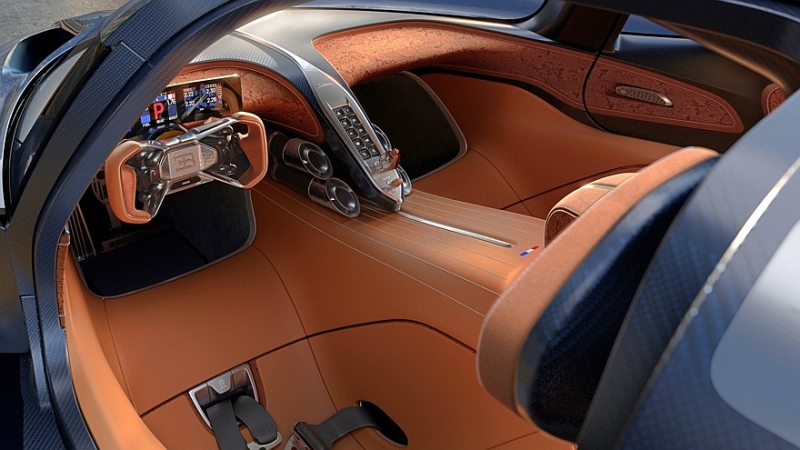 Bugatti Destrier: дорожный &laquo;боевой конь&raquo; на базе трекового суперкара Bugatti Bolide