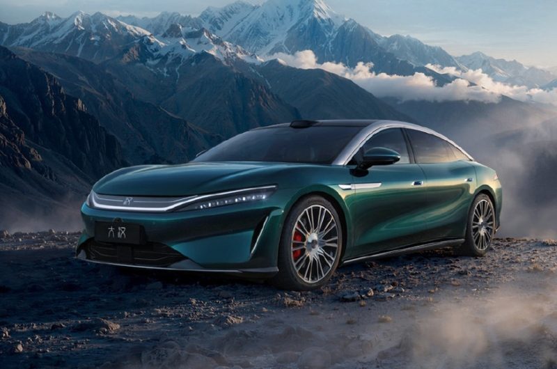 BYD полностью рассекретил флагманский седан Dahan, цены известны
