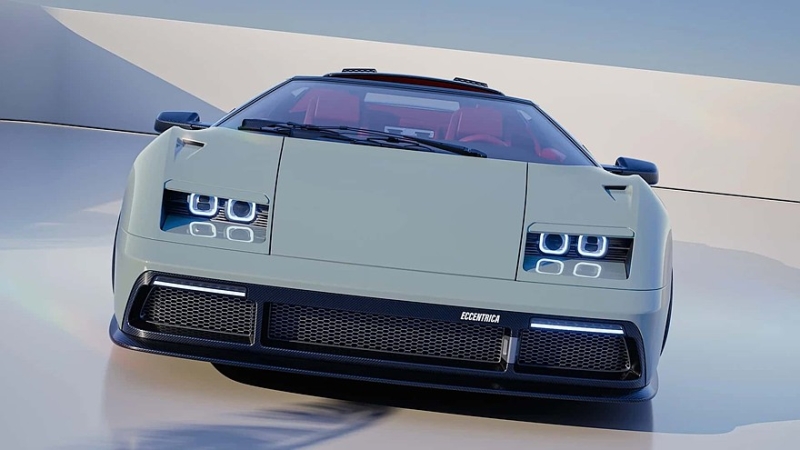 Eccentrica V12 Roadster: открытая версия рестомода на базе Lamborghini Diablo