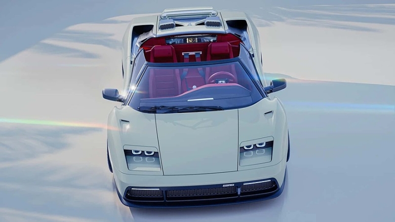 Eccentrica V12 Roadster: открытая версия рестомода на базе Lamborghini Diablo