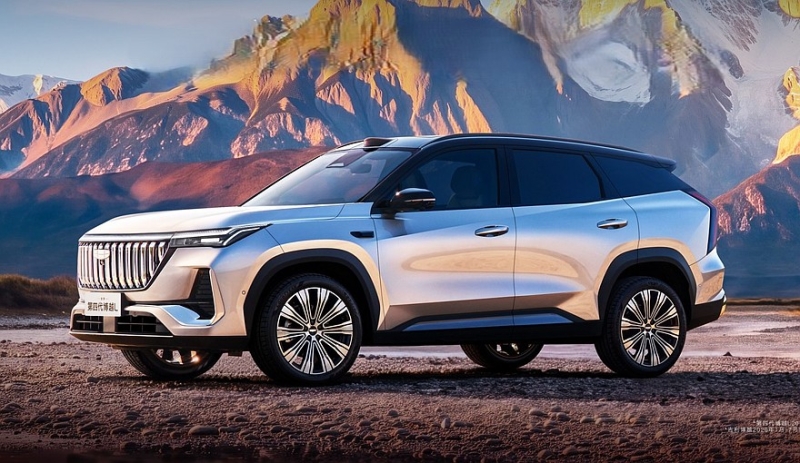 Бензиновый Geely Atlas: корректировка внешности, новый мотор и расширенное оснащение