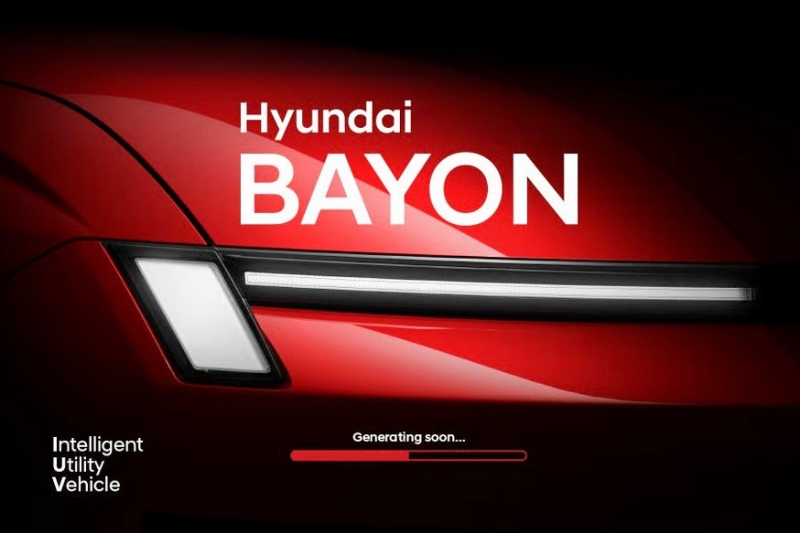 Кроссовер Hyundai Bayon в угловатом стиле: новые официальные кадры