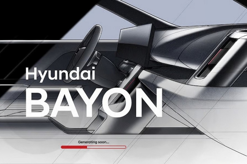 Кроссовер Hyundai Bayon в угловатом стиле: новые официальные кадры
