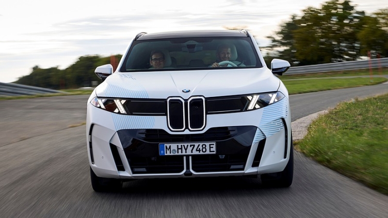 Водородный BMW iX5 Hydrogen нового поколения сбросил камуфляж